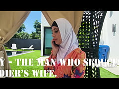  - Shy Rich Muslim MILF In Hijab In Heat Fucks The Handyman - HijabMa