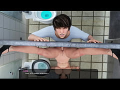  - MILFY CITY - Sex scene #20 - Fucking in the toilet - Porn games, Adult games, 3d game