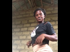  - Crazybitch strip tease till she decided to twerk from half naked to total naked