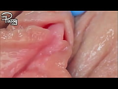  - Close-up masturbation of beautiful creamy pussy