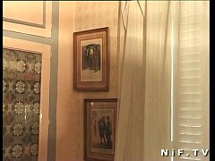  - French blonde babe fucked and jizzed on her boobs