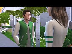  - Petite Teen Cheerleader Fucks Hot Professor - (My Art Professor - Episode 2) - Sims 4