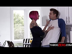  - Horny stepmom getting fucked hard by stepson