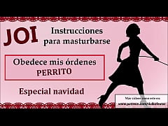  - JOI - Te trato como un perrito sumiso en navidad.